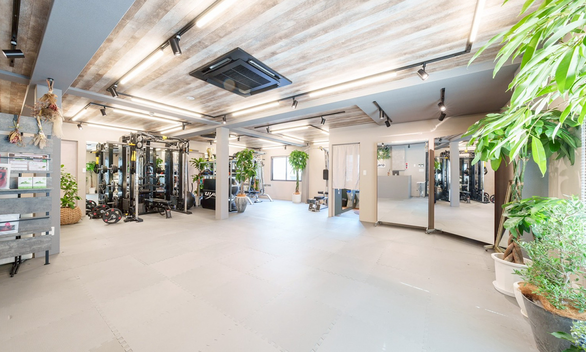 パーソナルトレーニングジムGOAL ZERO 店内装飾イメージ